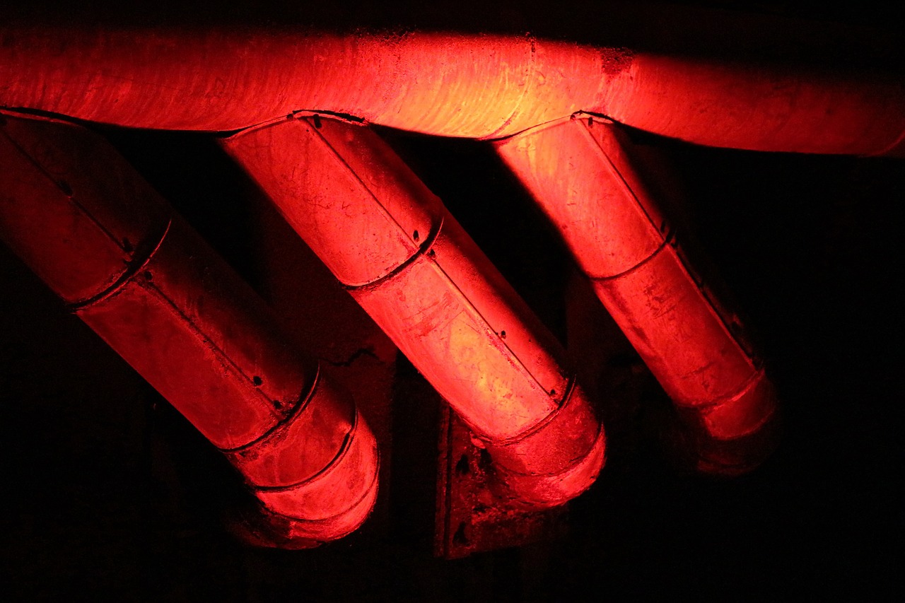 pipeline pipes industrial plant free photo
