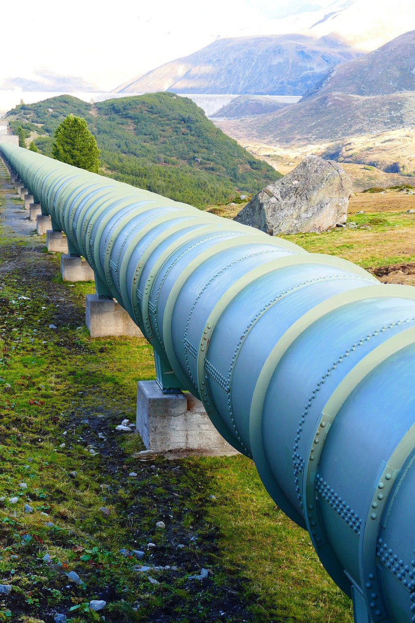 pipeline pressure water line tube free photo