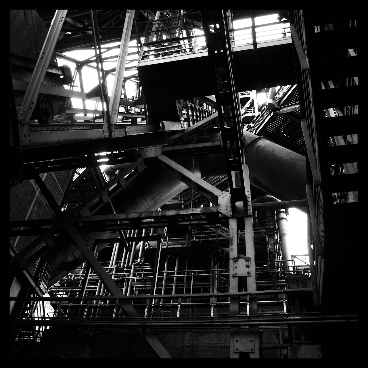 pipes factory industry free photo