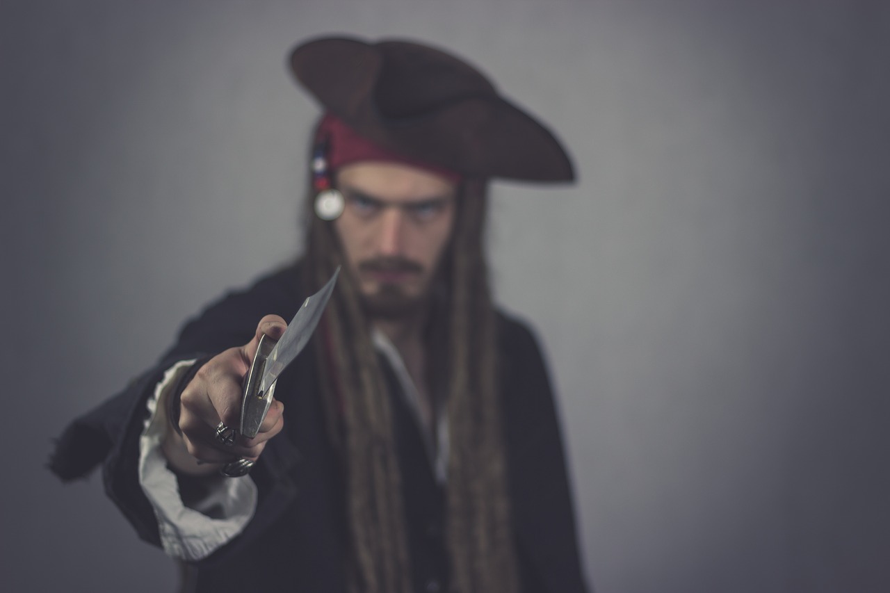 pirate knife captain free photo