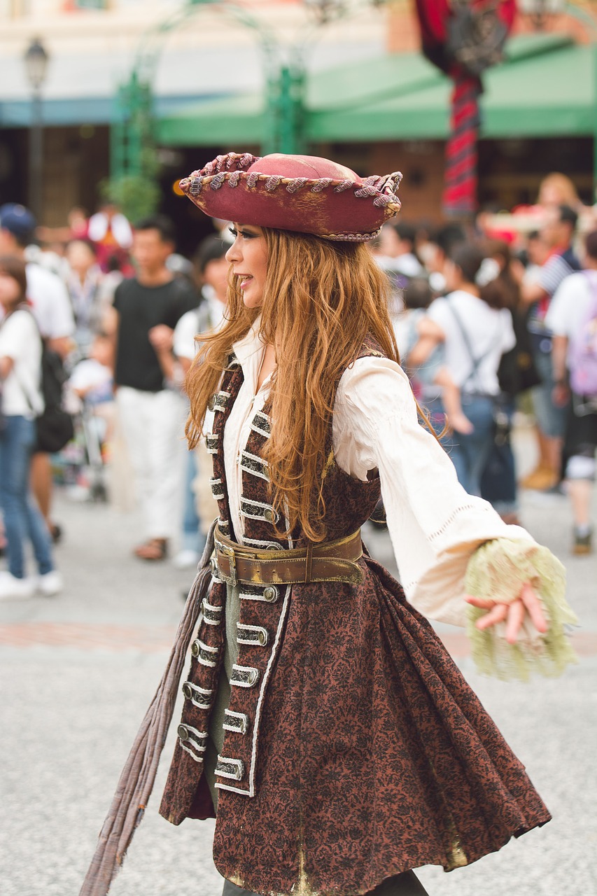 pirate girl japan portrait free photo