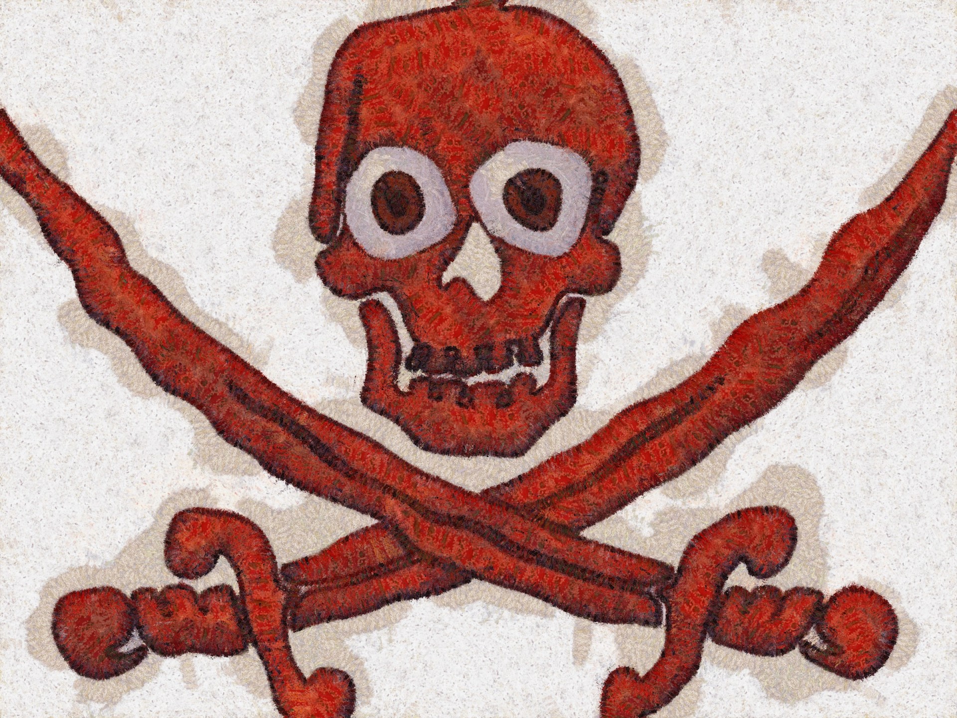 pirate skull bones free photo