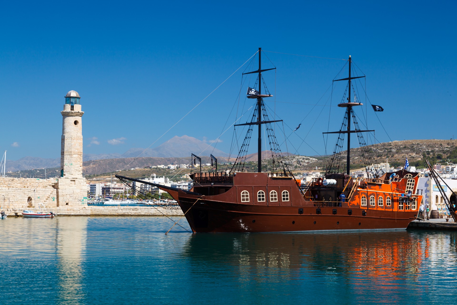 harbor ship sea free photo