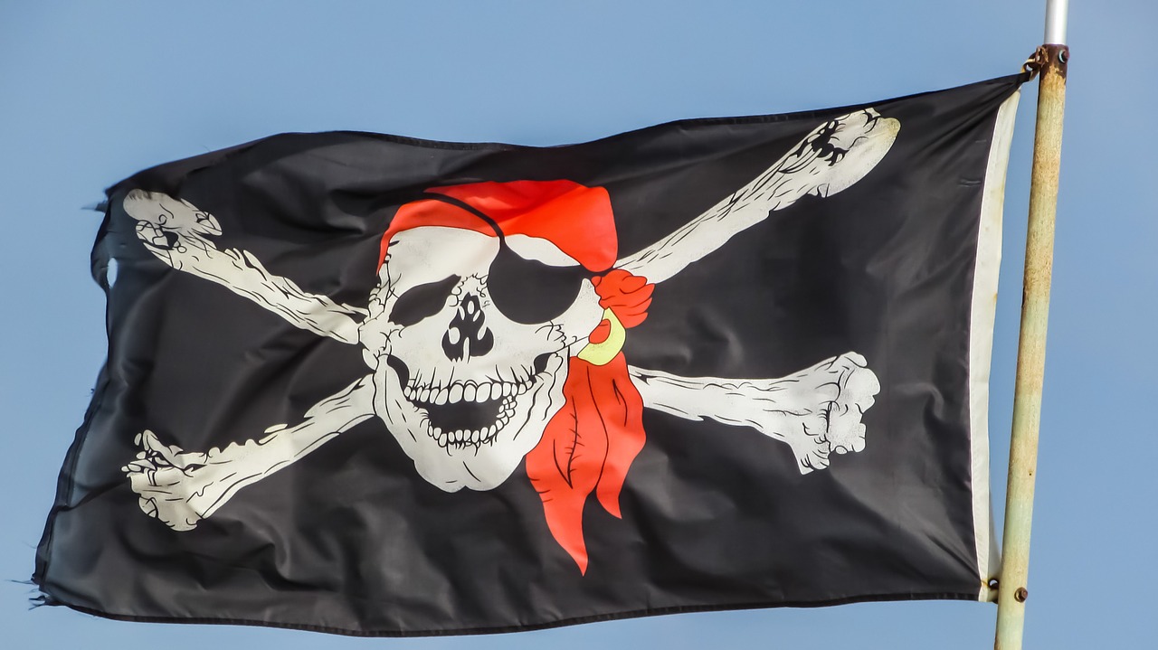 pirates flag skull free photo