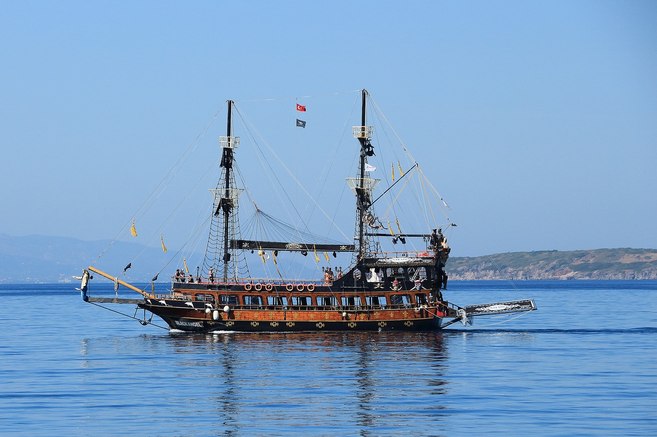 pirates sailing vessel ship free photo