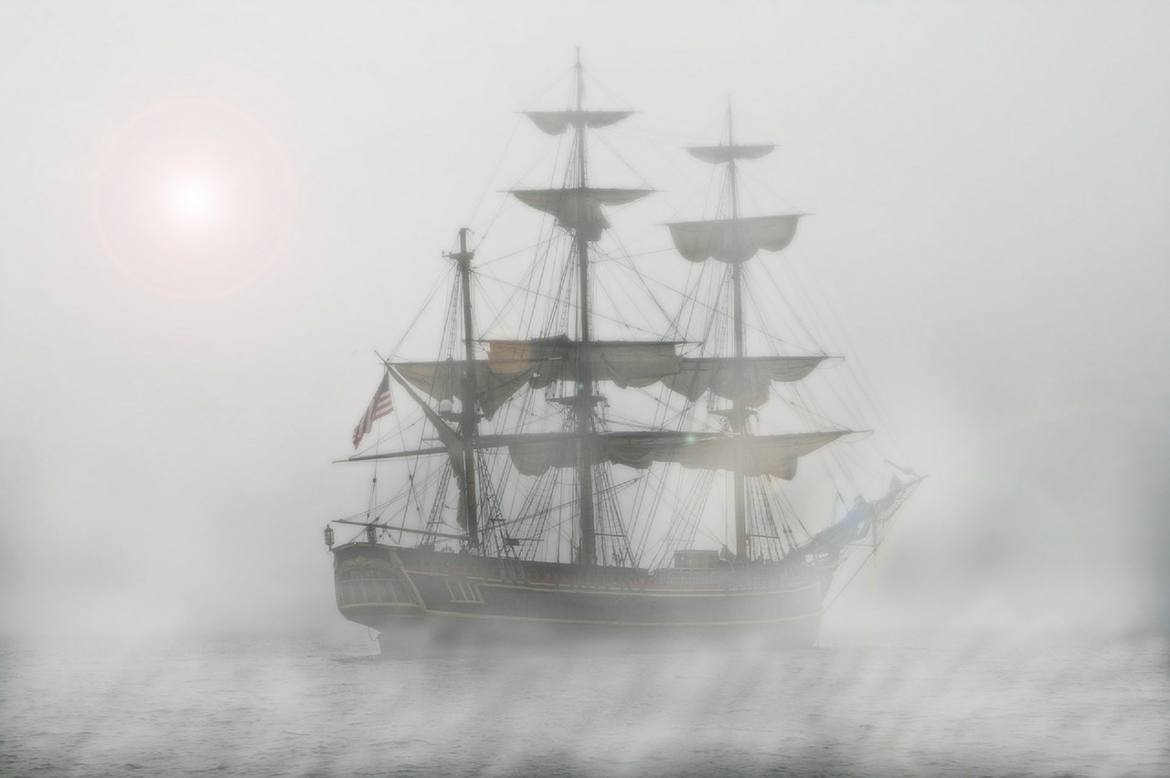 pirates sailing ship frigate free photo