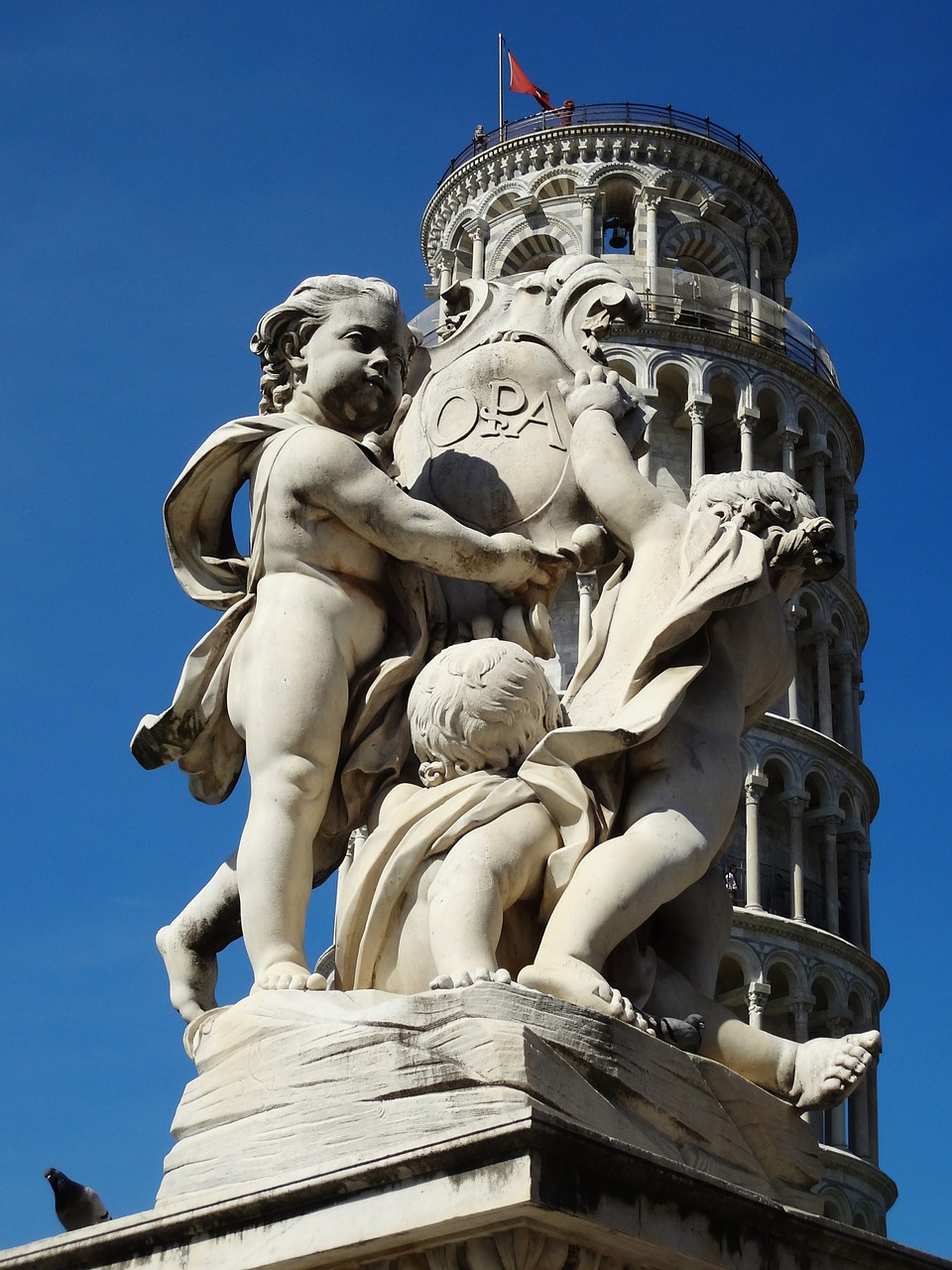 pisa italy statue free photo