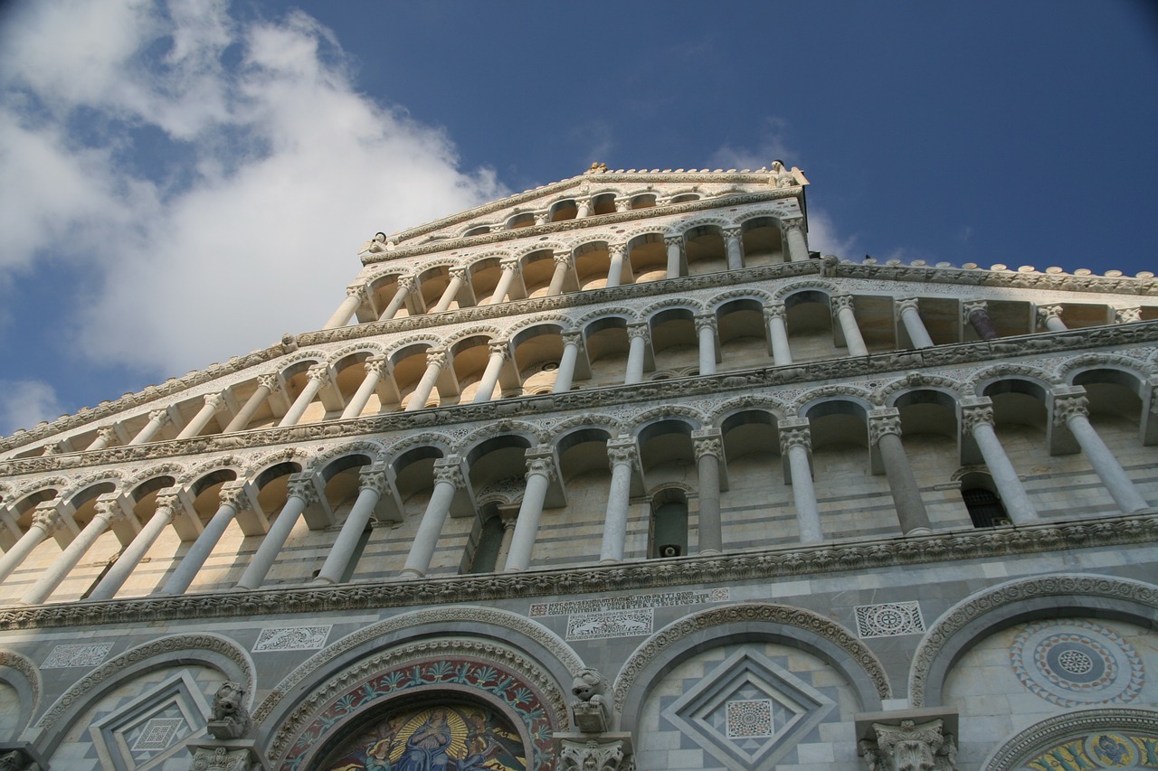 pisa the cathedral italy free photo