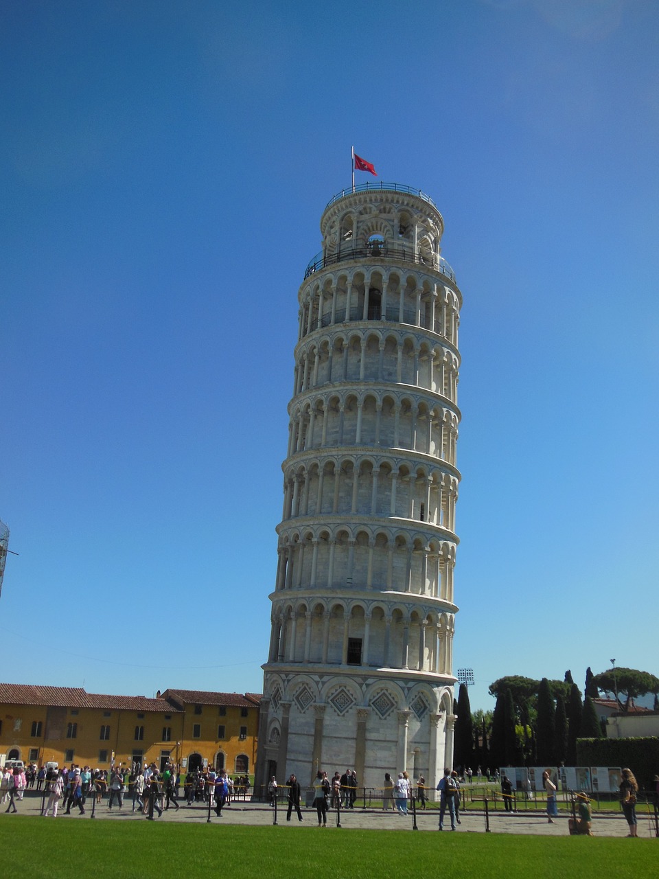 pisa leaning tower italy free photo