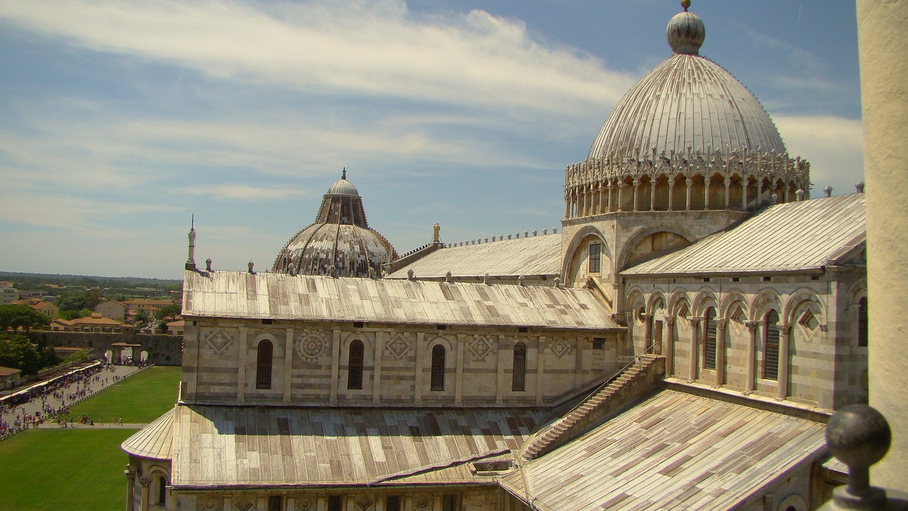 pisa cathedral tower free photo