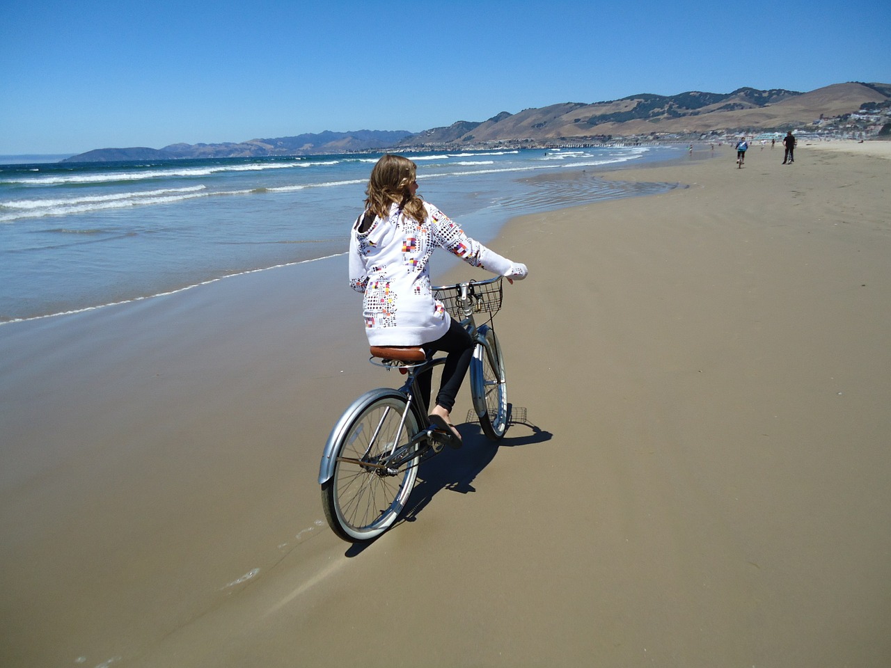 pismo beach bicycle free photo