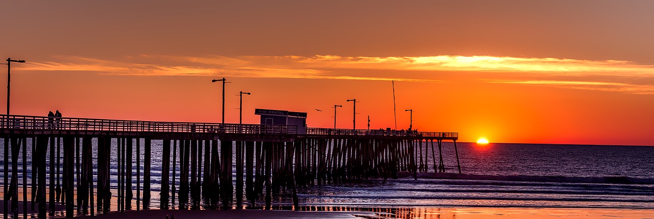 pismo beach california pier free photo