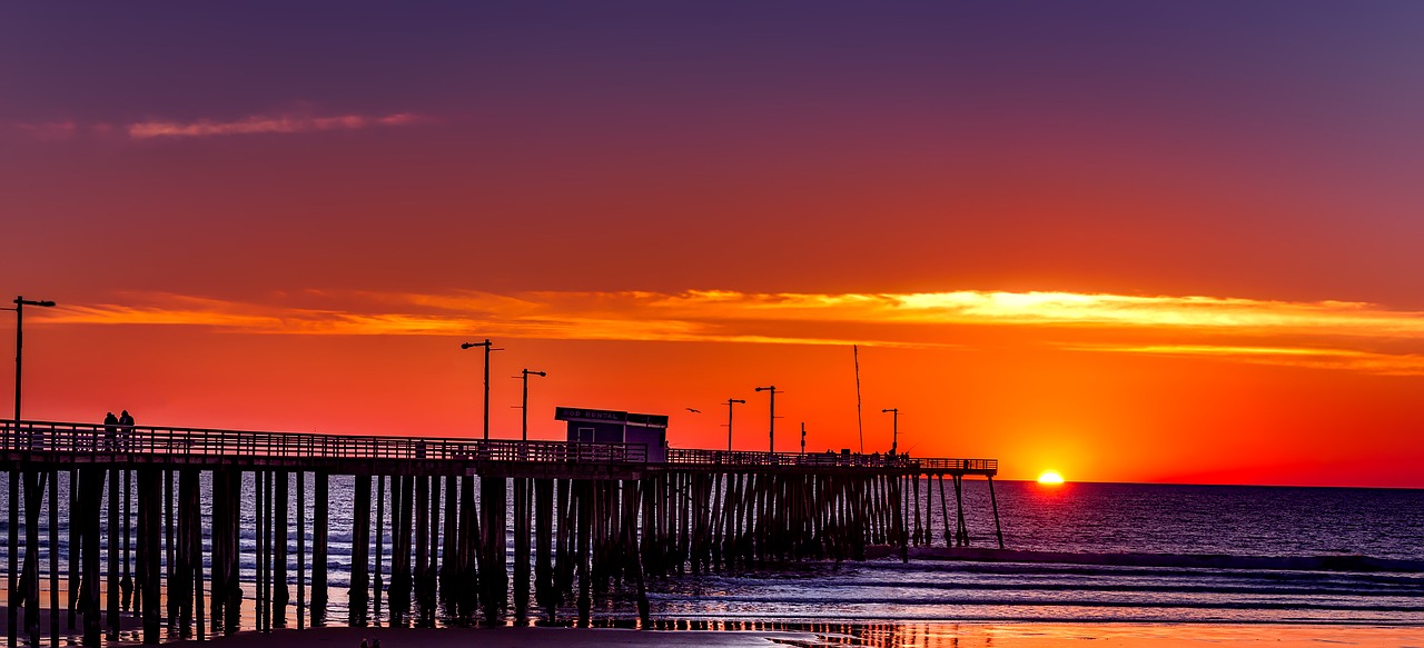 pismo beach california sky free photo