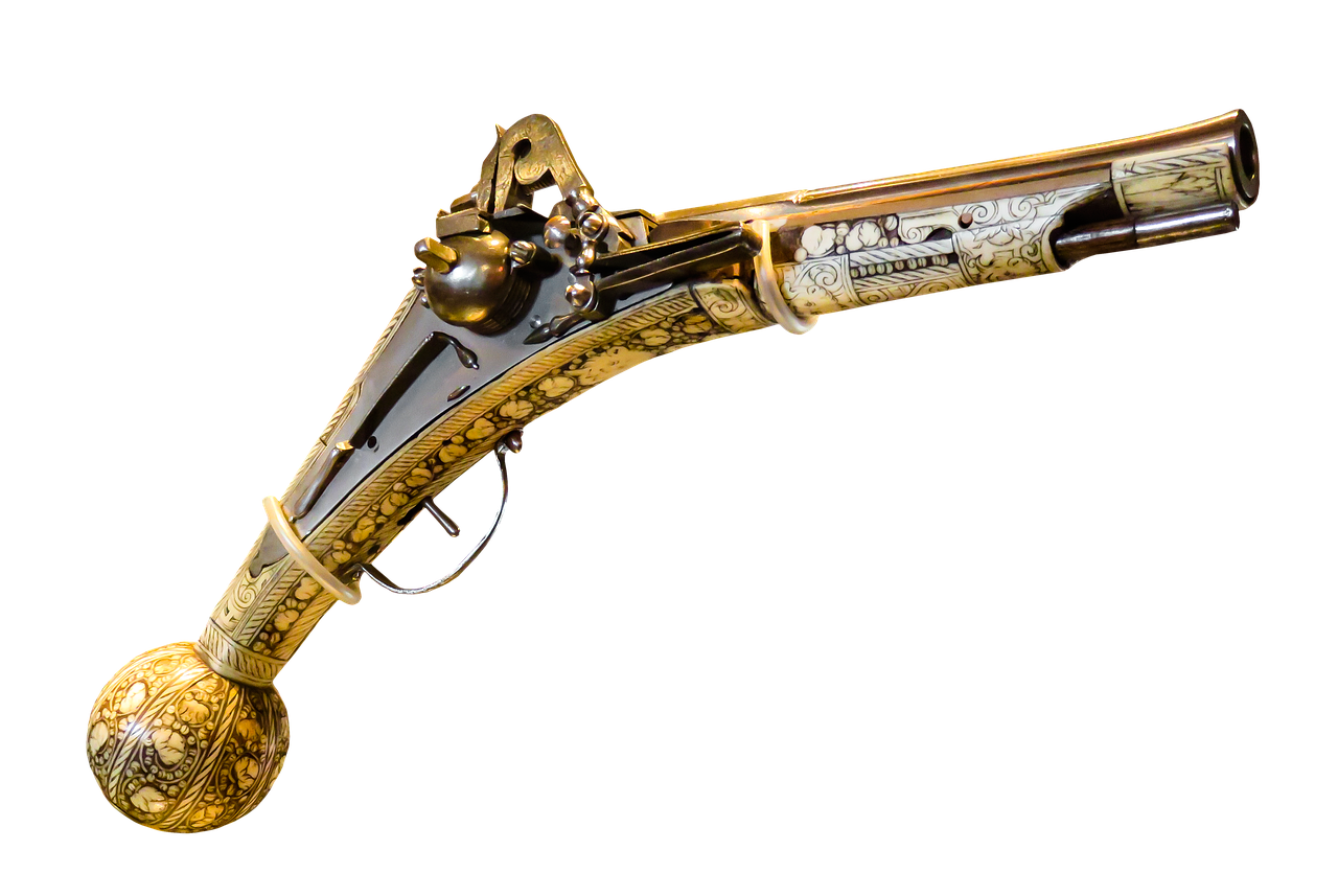 pistol old weapon free photo