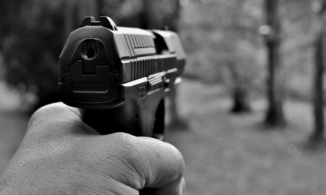 pistol weapon target free photo