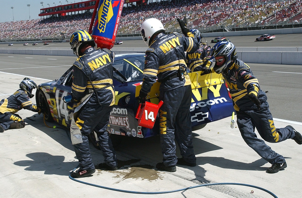 pit crew nascar tires free photo