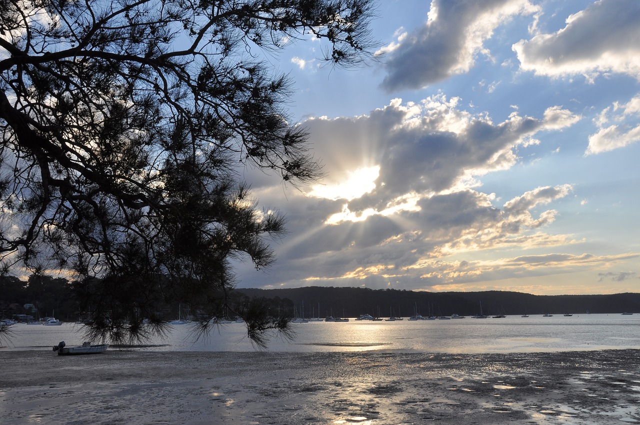 pittwater  twilight  silver free photo