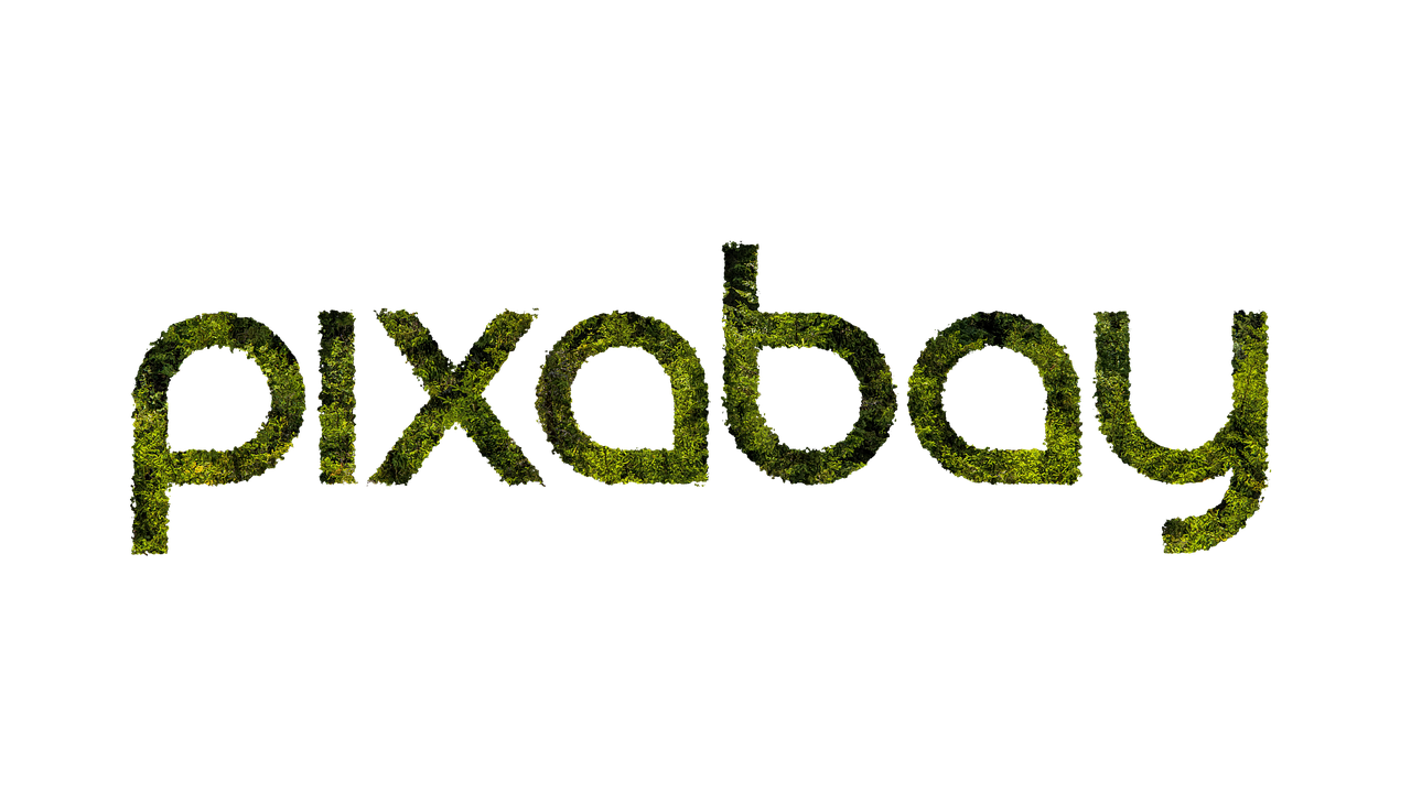 pixabay logo grass free photo
