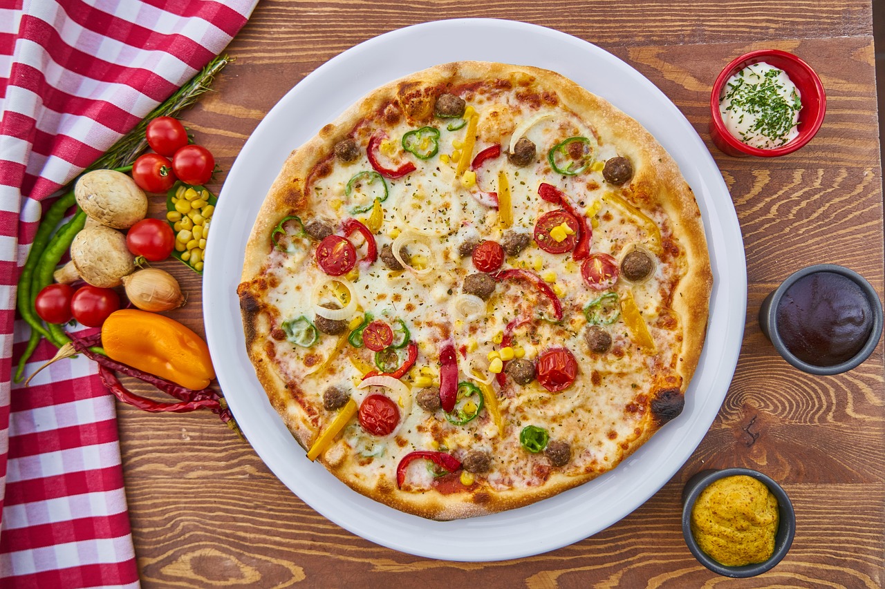 pizza breakfast vegetable free photo