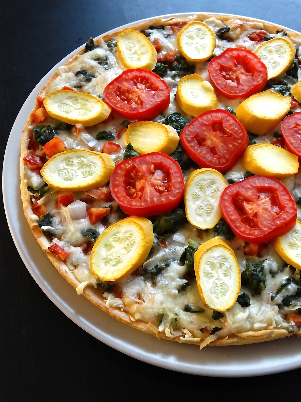 pizza vegetarian delicious free photo