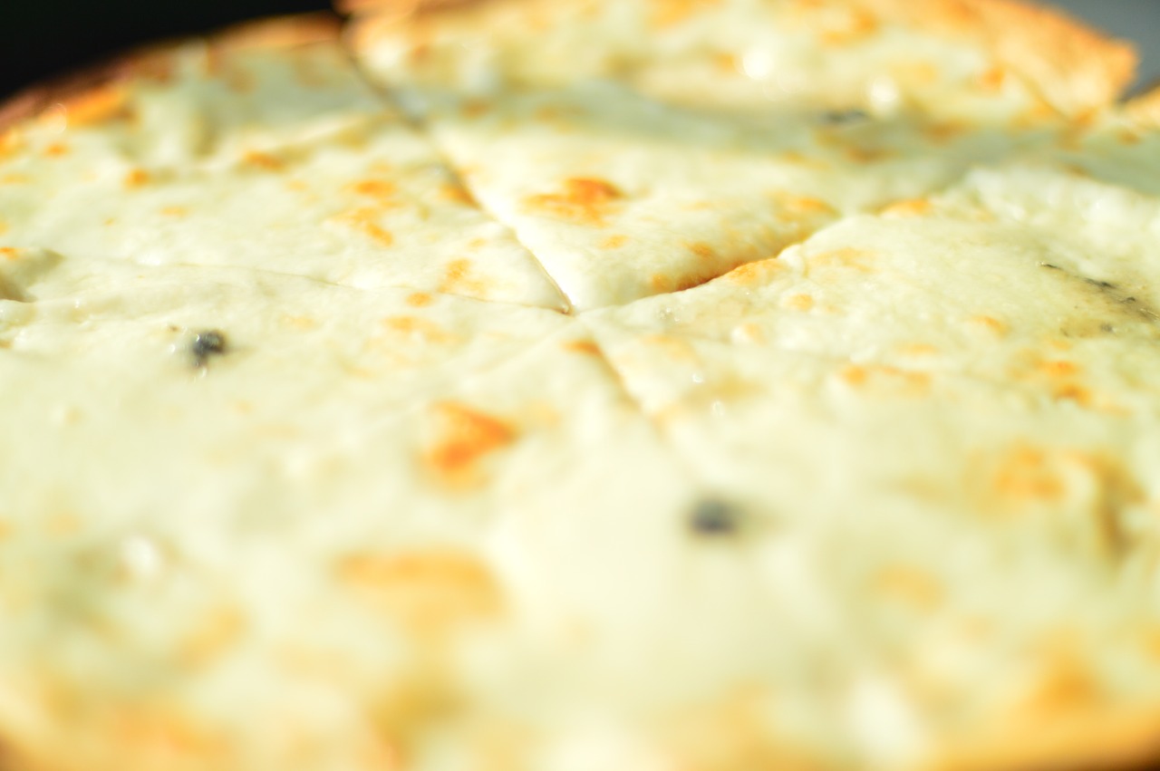 pizza gorgonzola cheese free photo