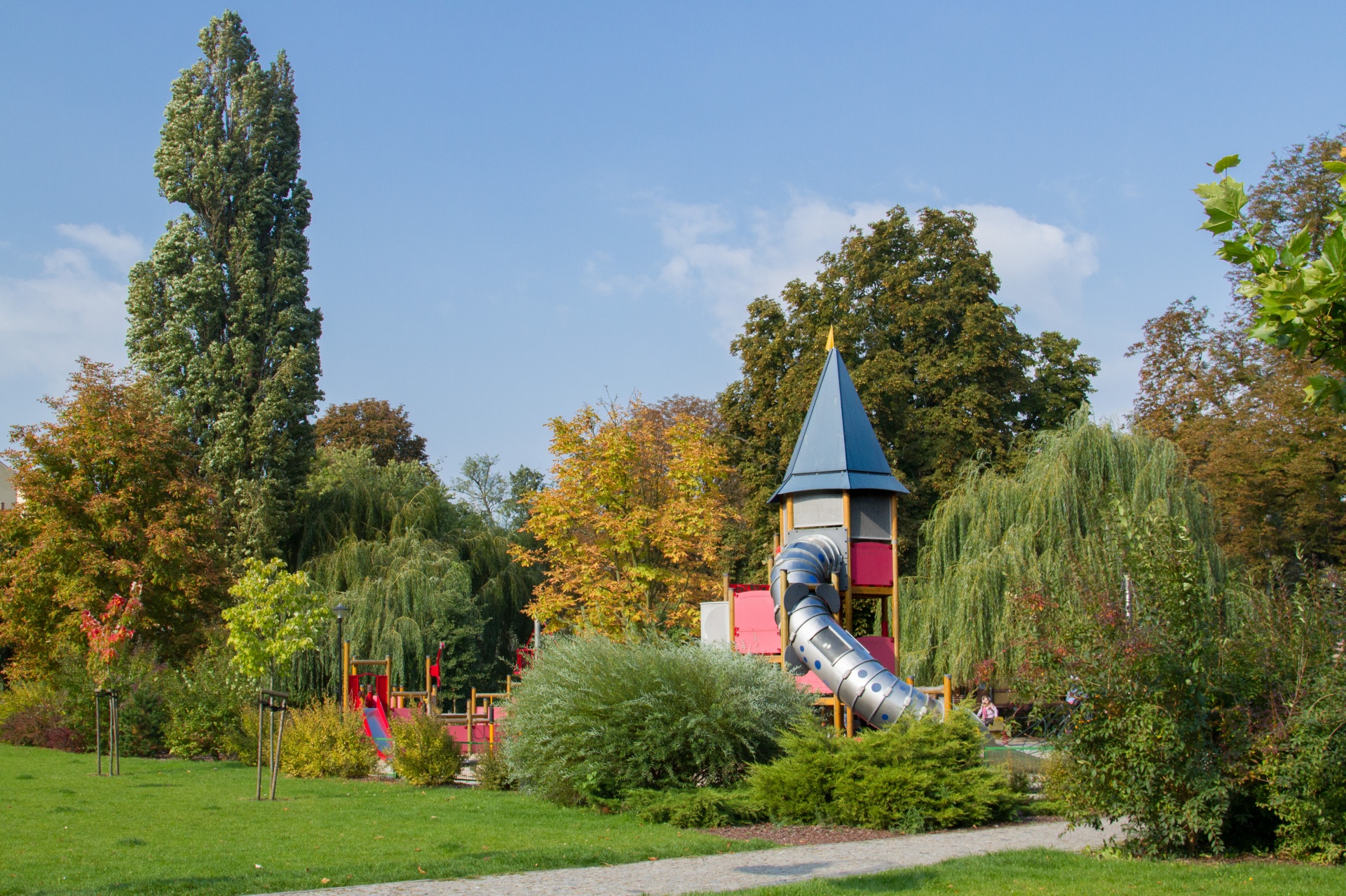 children park walk free photo