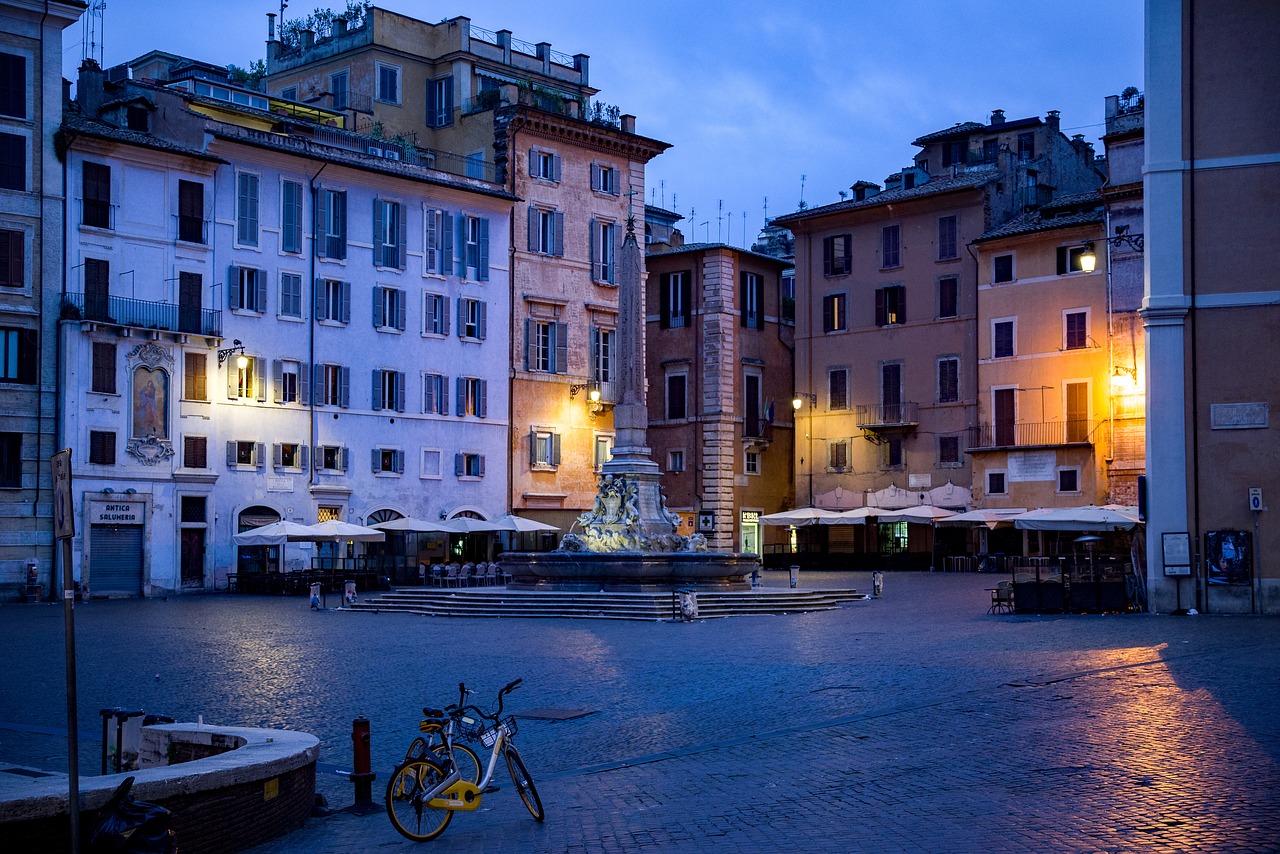 place  paved square  obelisk free photo