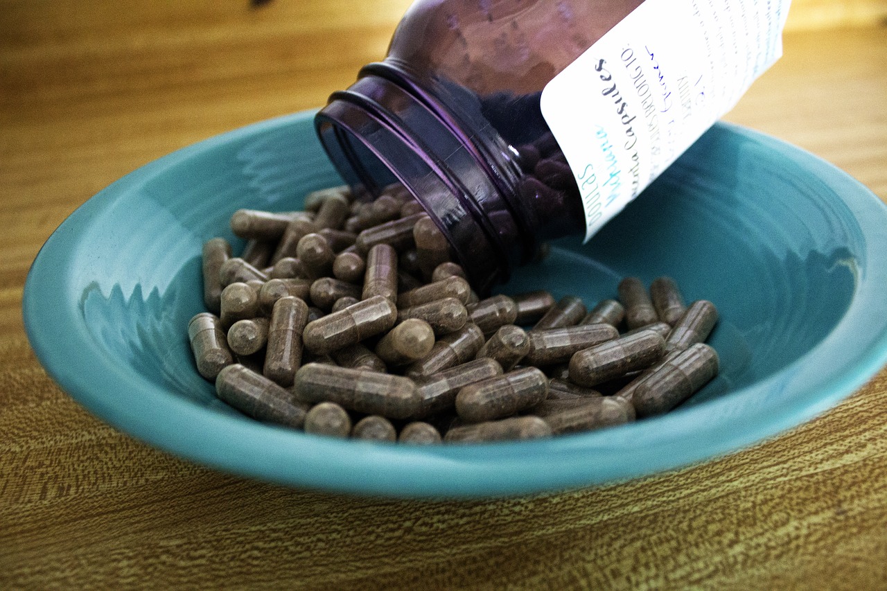 placenta pills capsules free photo