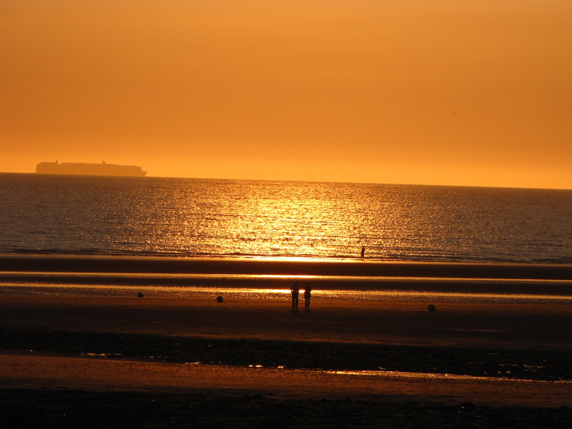 sunset north pas de calais cloud free photo