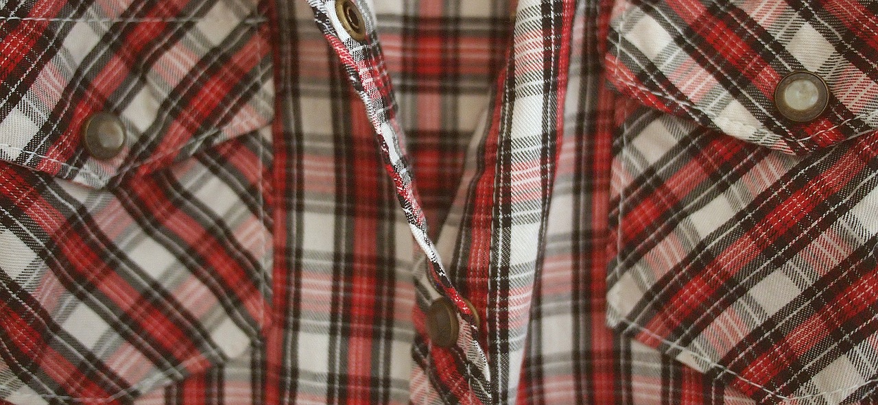 plaid shirt clothes free photo