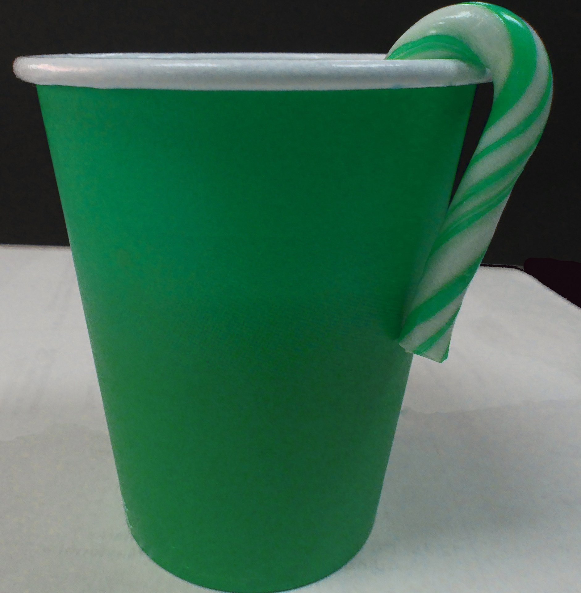 christmas green paper cup free photo