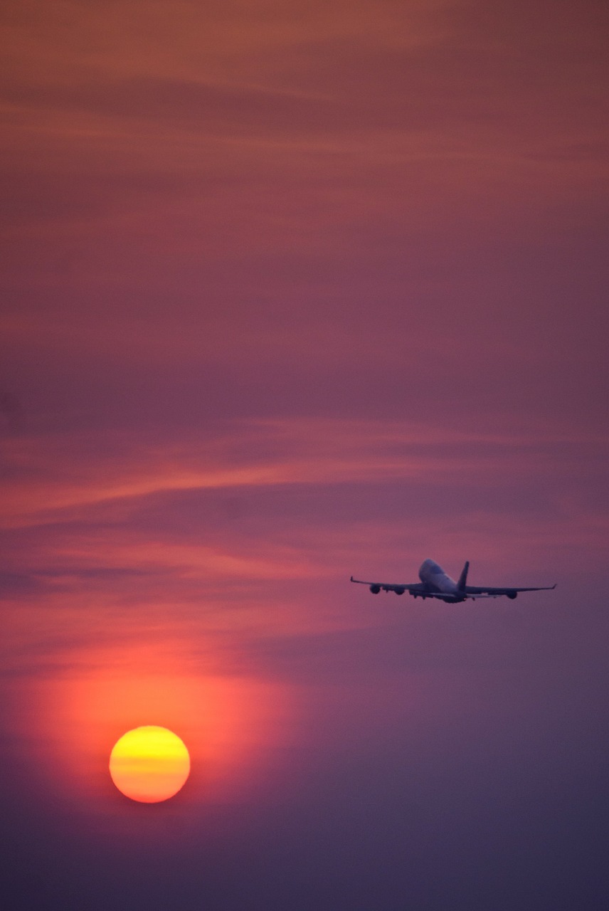 plane airplane take-off free photo