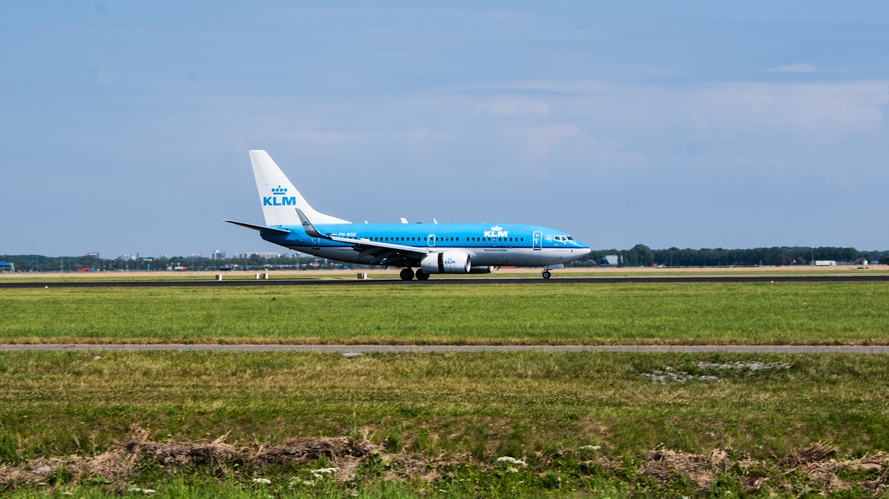 plane schiphol klm free photo