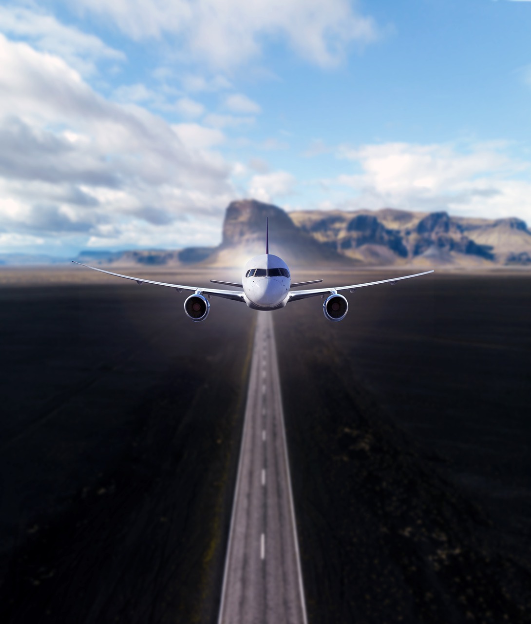 plane  road  highway free photo