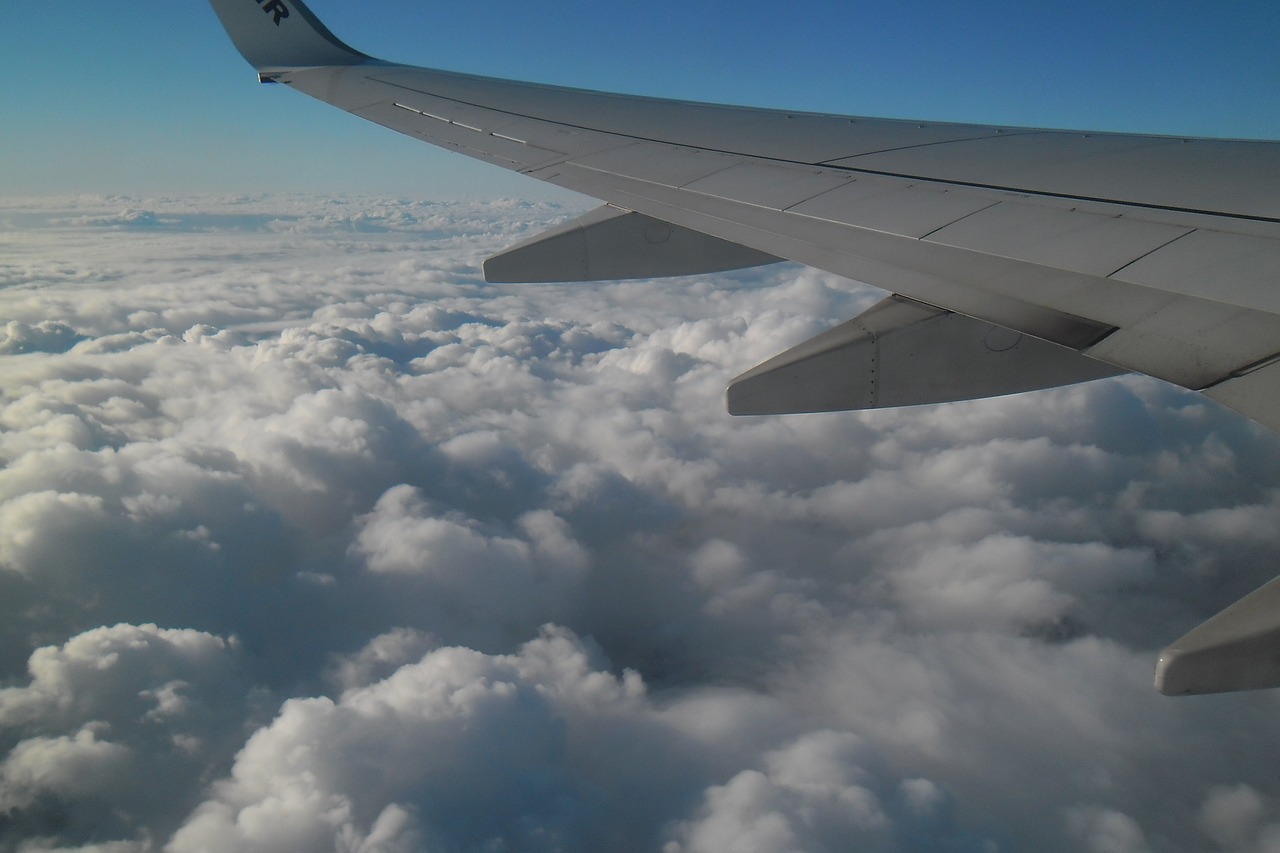 plane flight heavens free photo