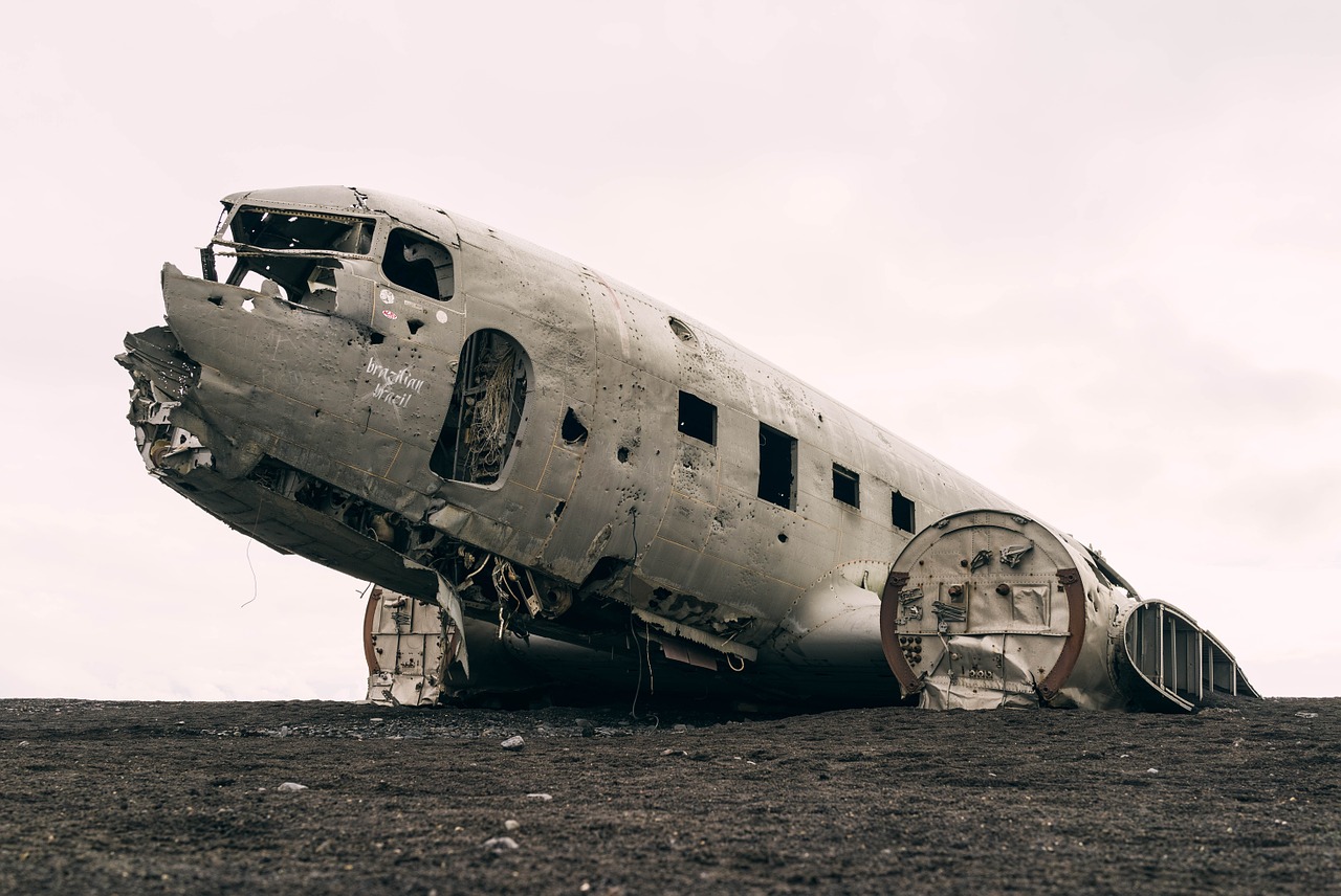 plane decayed airplane free photo