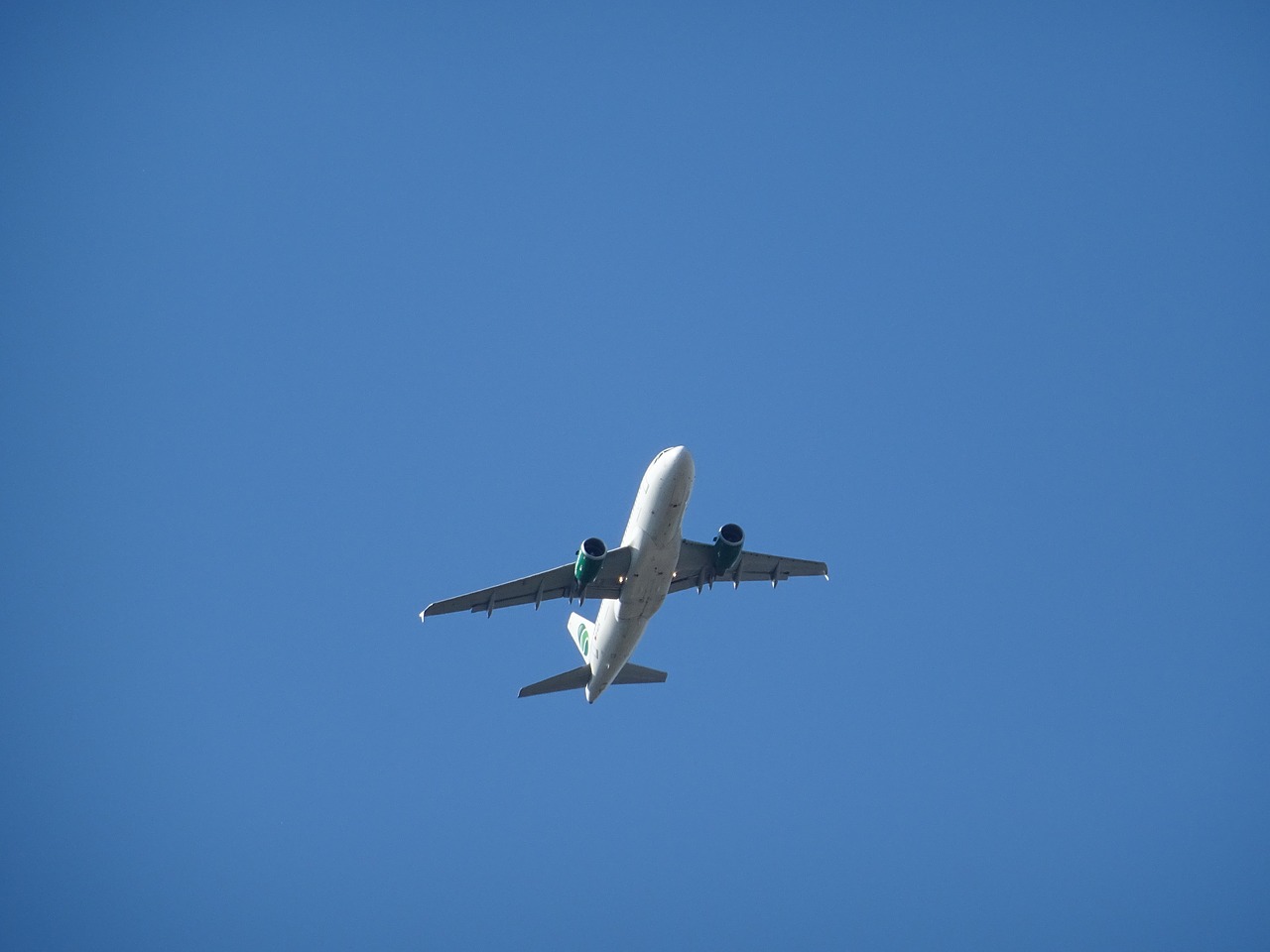 plane sky blue passenger machine start free photo