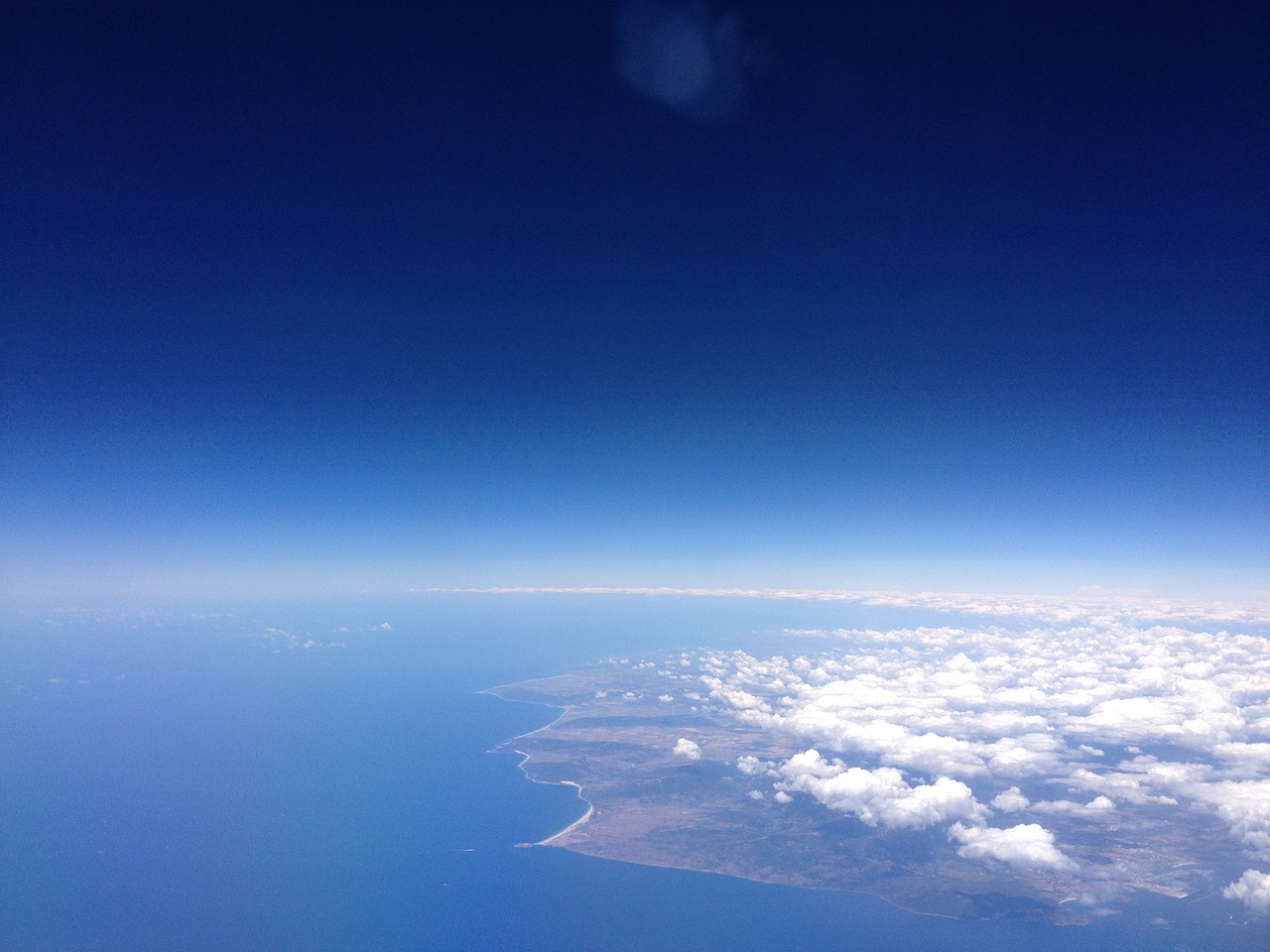 plane view spain gibraltar free photo