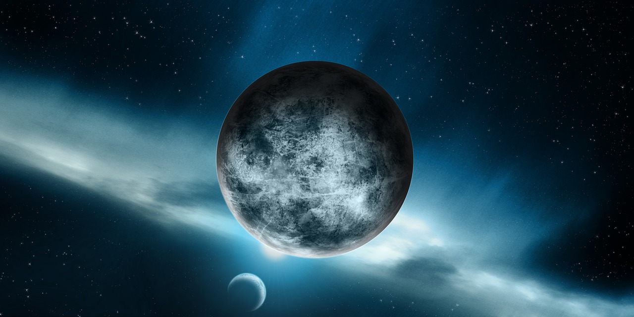 planet space moon free photo