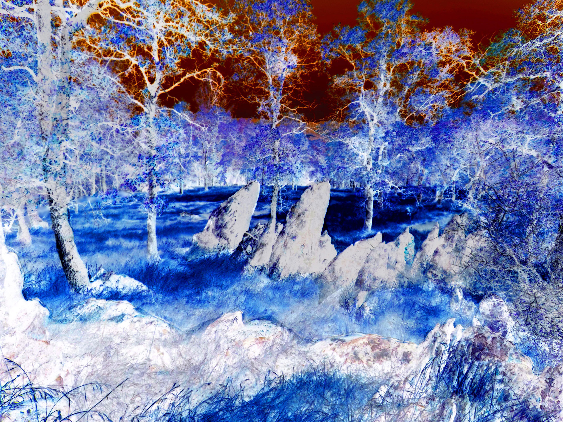 landscape fantasy colorized free photo