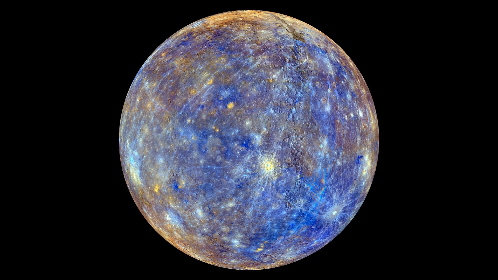 mercury planet color enhanced free photo