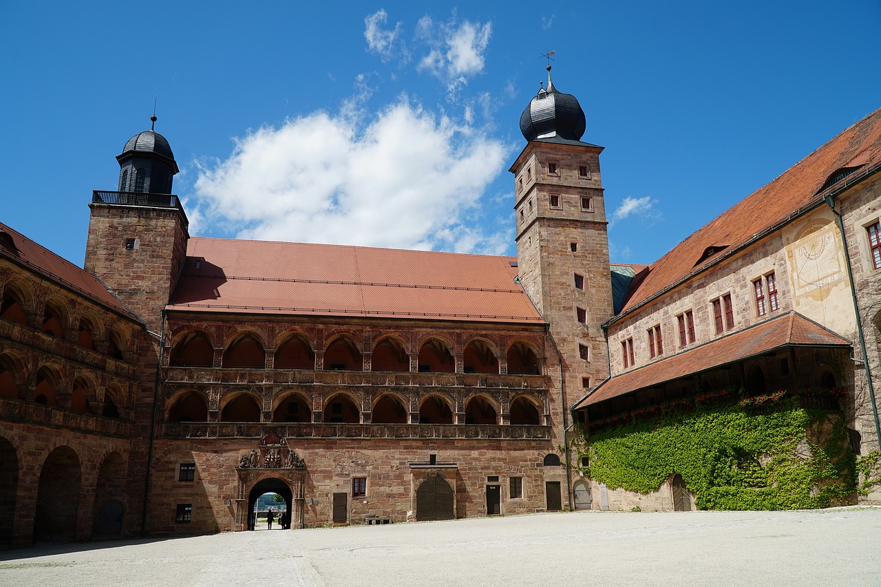 plassenburg castle  kulmbach  bavaria free photo