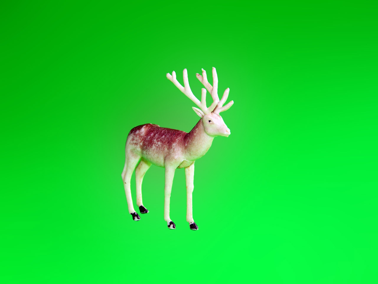 plastic reindeer christmas free photo