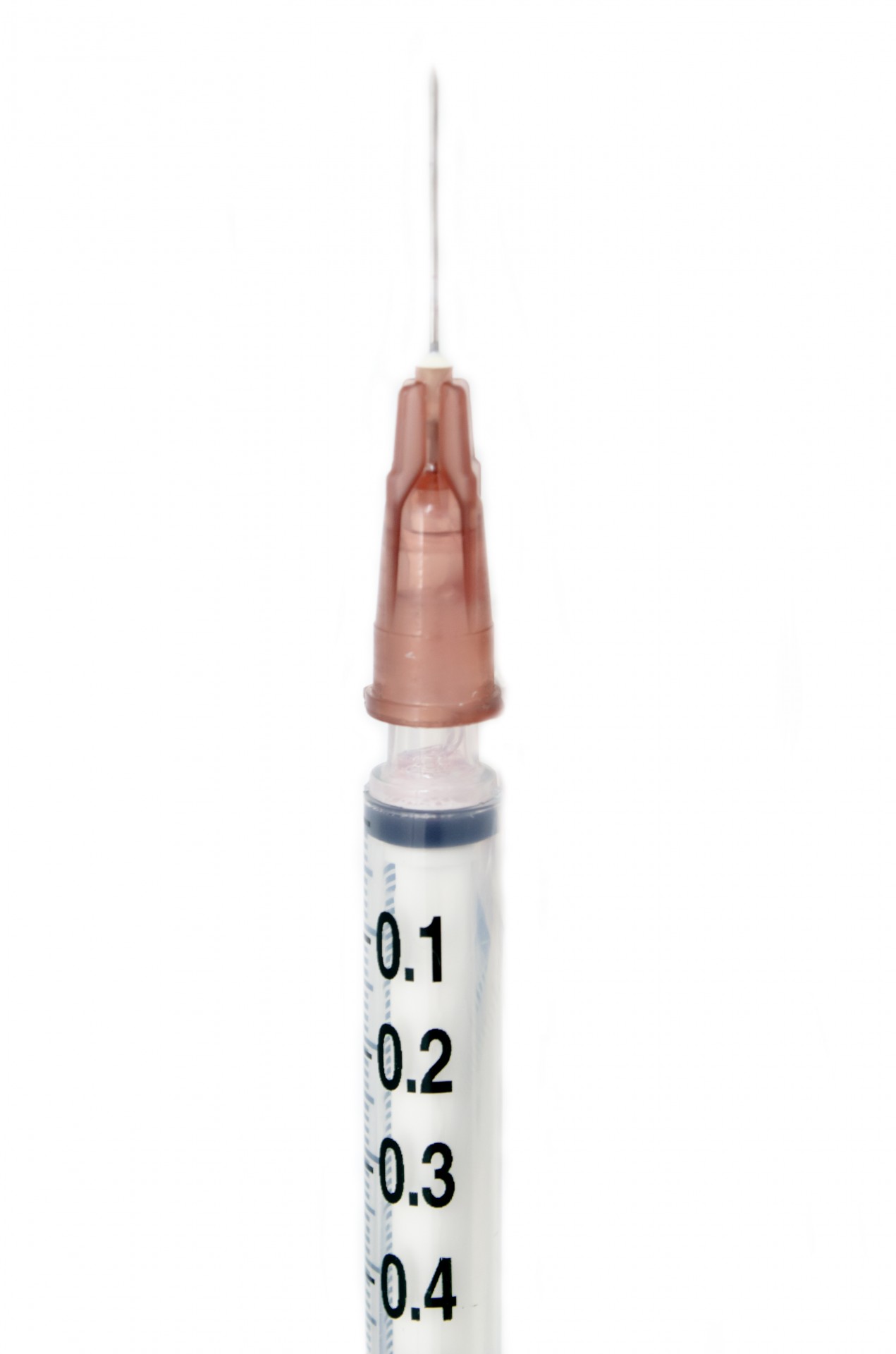 closeup syringe isolated free photo