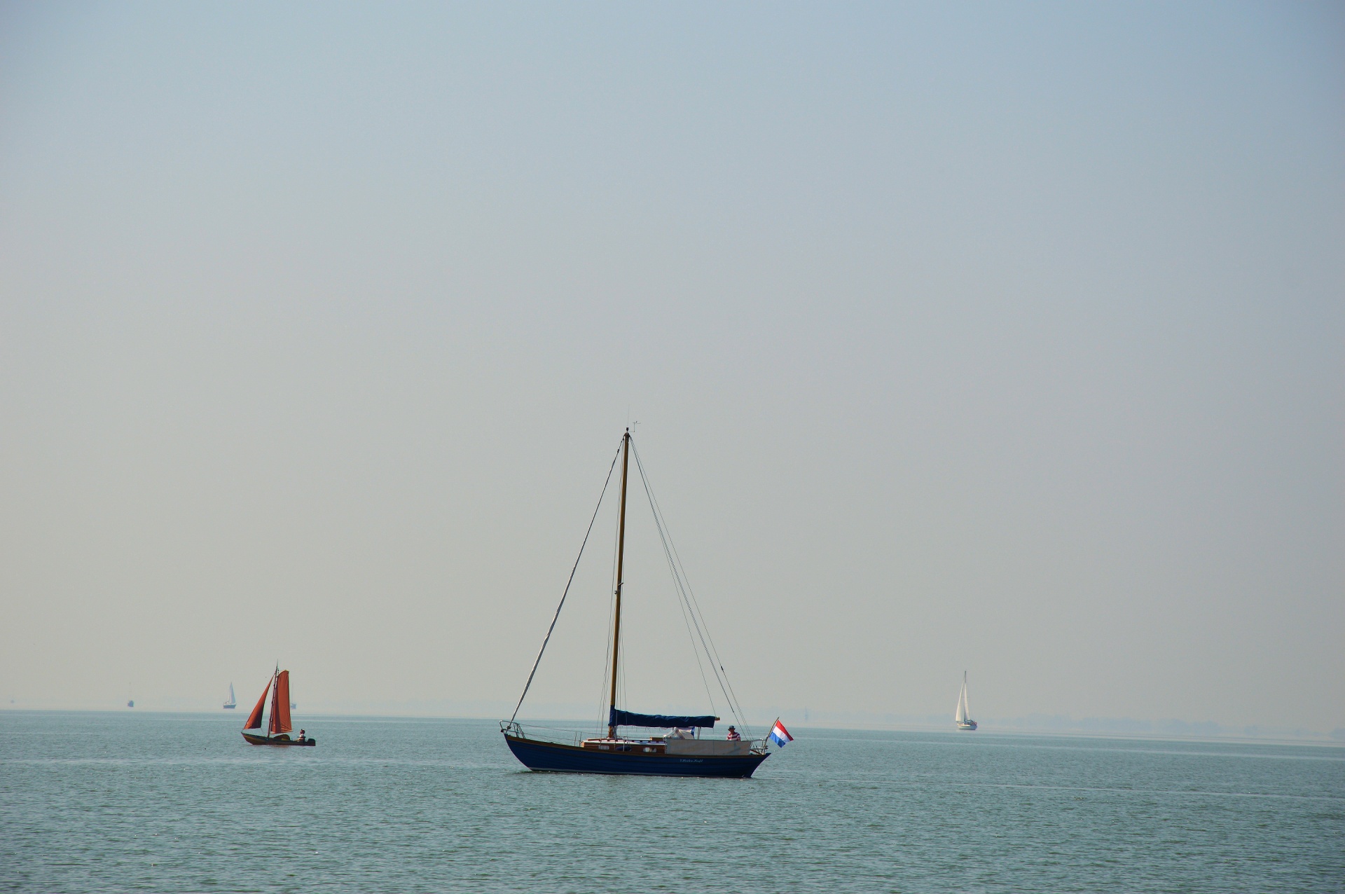 sailboat authentic flatboat free photo