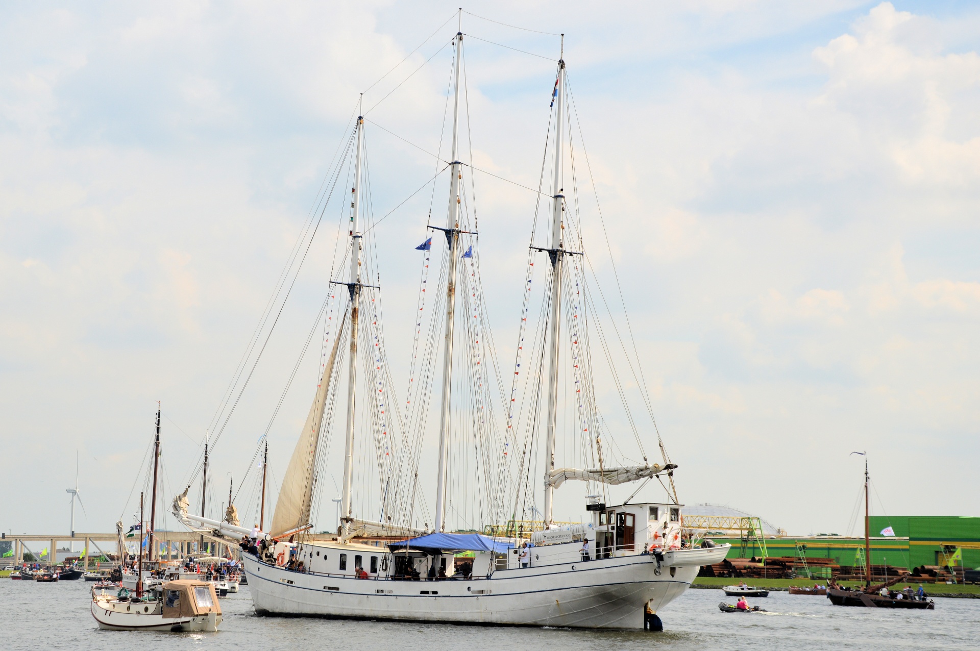 sailboat authentic flatboat free photo