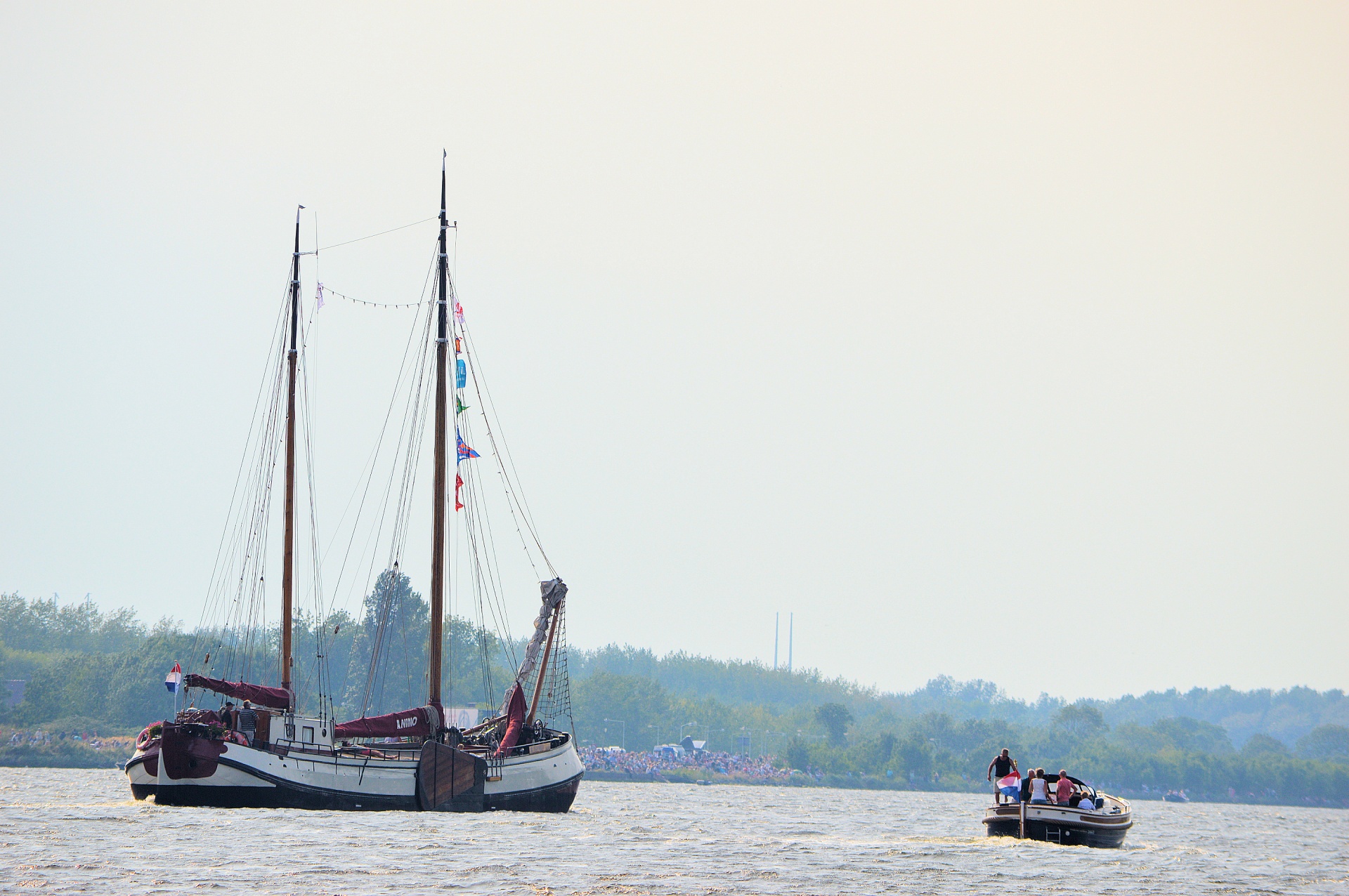 sailboat authentic flatboat free photo