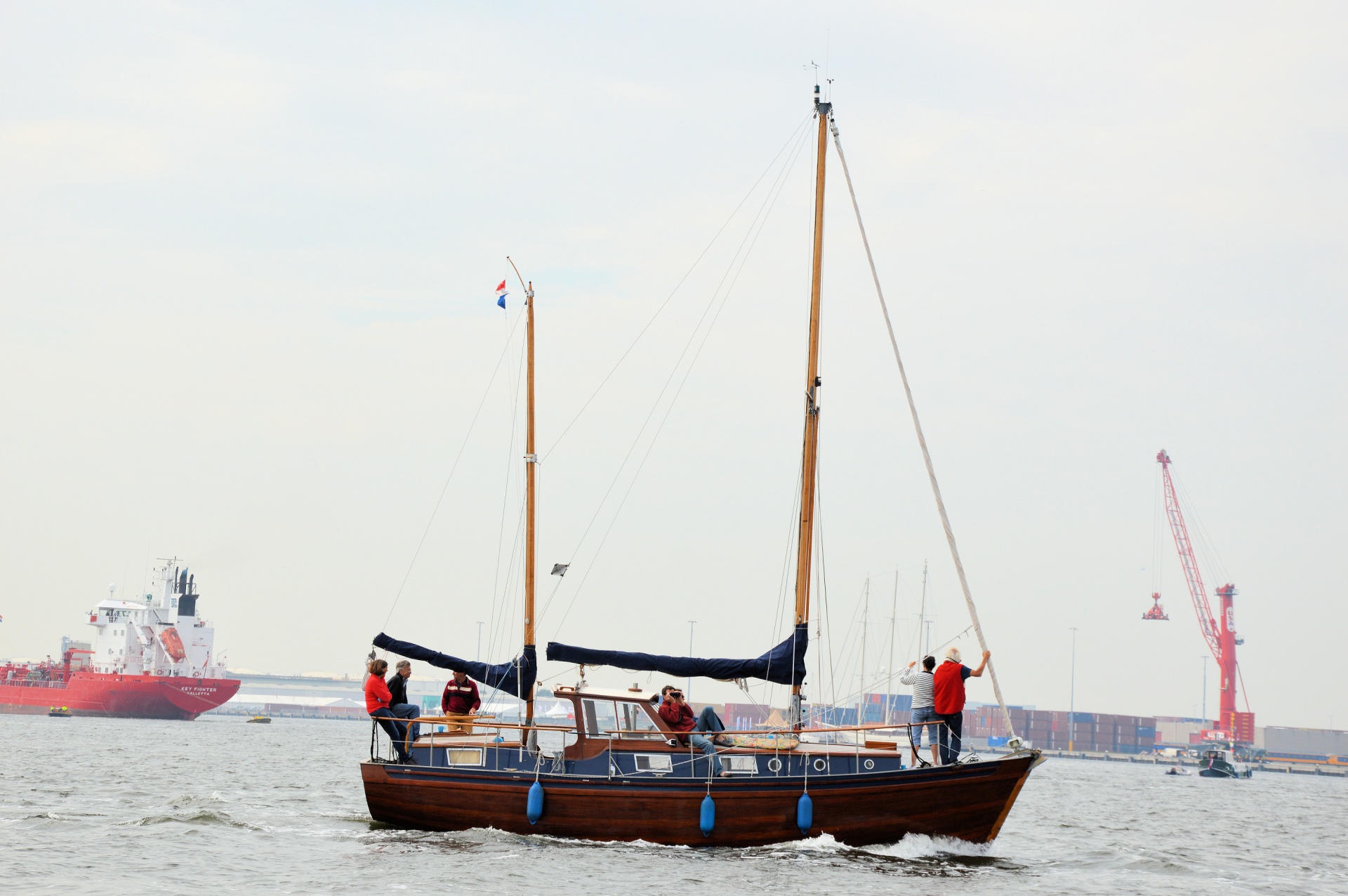 sailboat authentic flatboat free photo