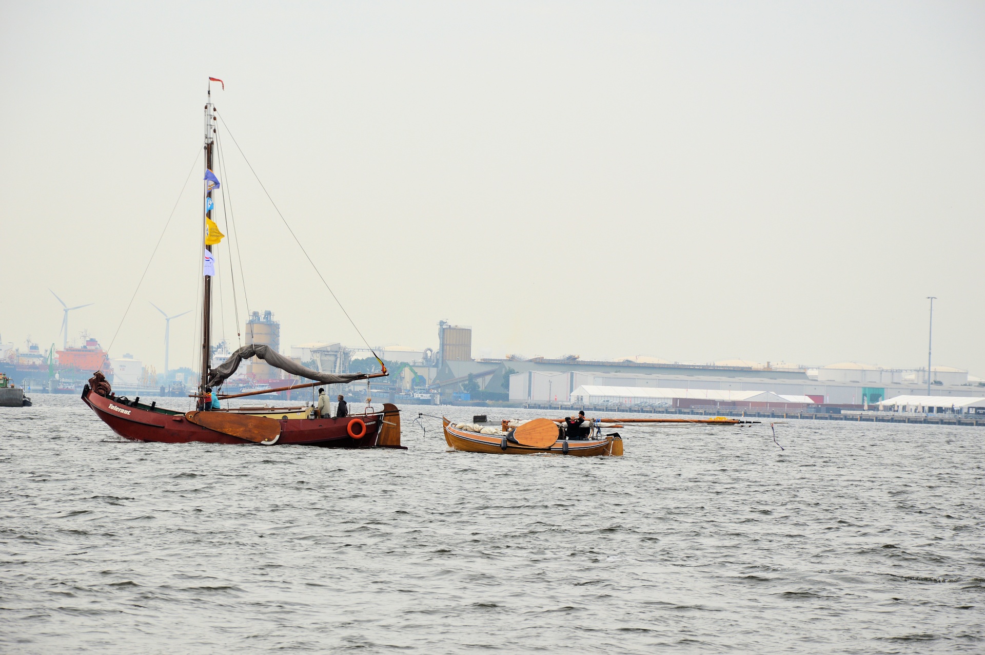 sailboat authentic flatboat free photo