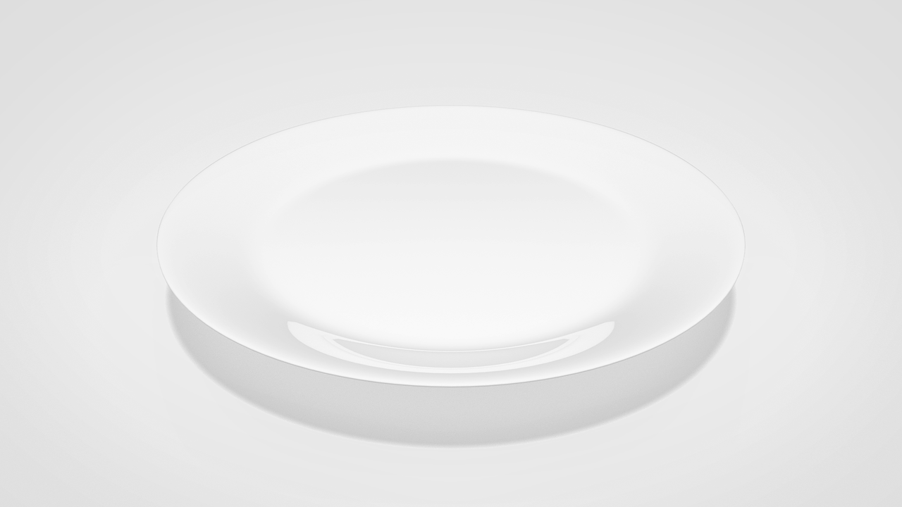 plate tableware white free photo